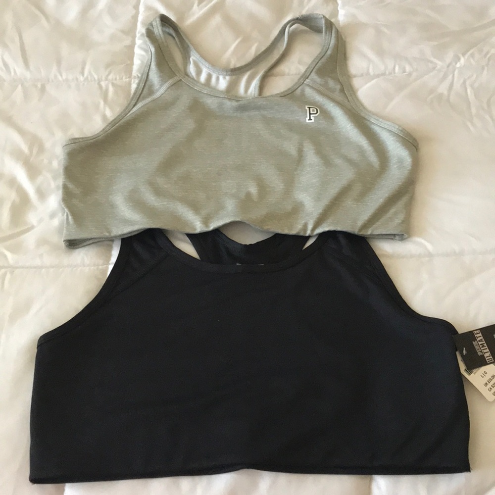 Pink Bra’s black brand new green washed never wear
